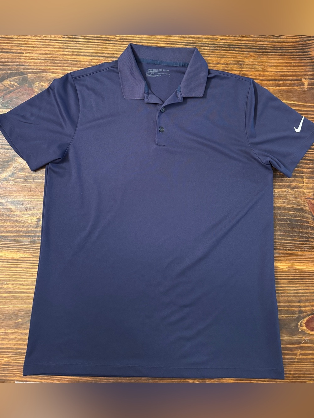 Nike Golf Dri-FIT Men’s Medium Navy Performance Polo Shirt | Standard Fit